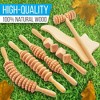Wood Therapy Massage Tools for Body Sculpting with 6 in 1 Design, Cellulite Reduction, Relaxation and Pain Relief - 2 of 4