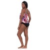 Women's Trimshaper Ronnie Tankini Swimsuit Top - Rainy Day Ikat - 2 of 3