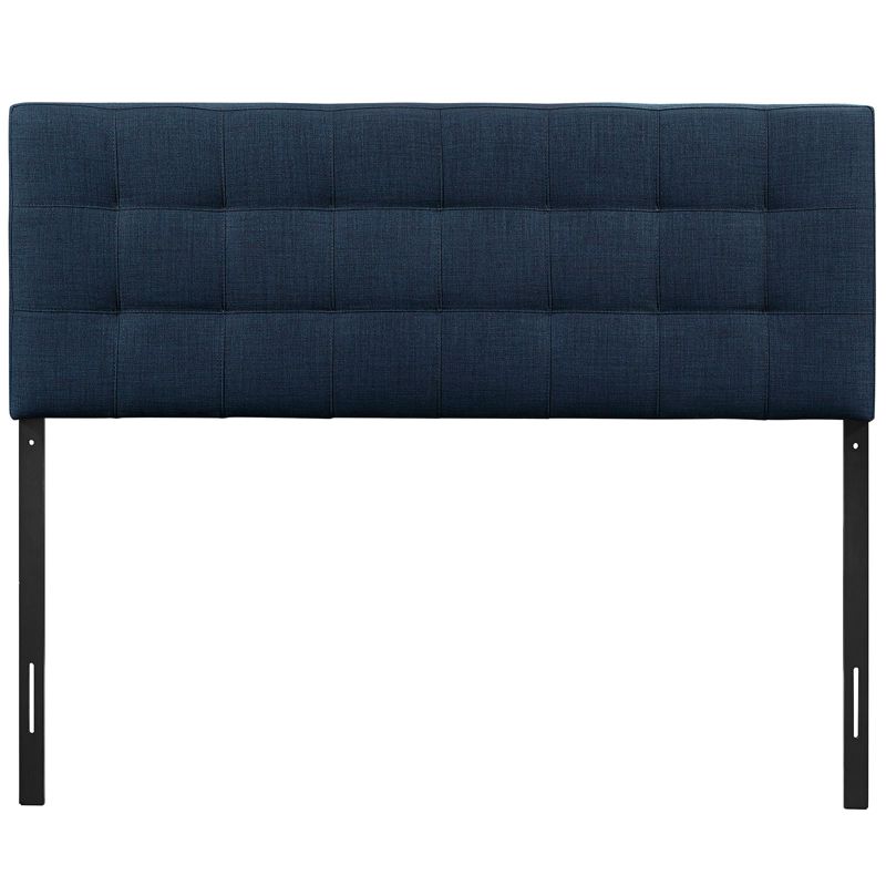 Full Lily Upholstered Fabric Headboard Navy - Modway, 4 of 6