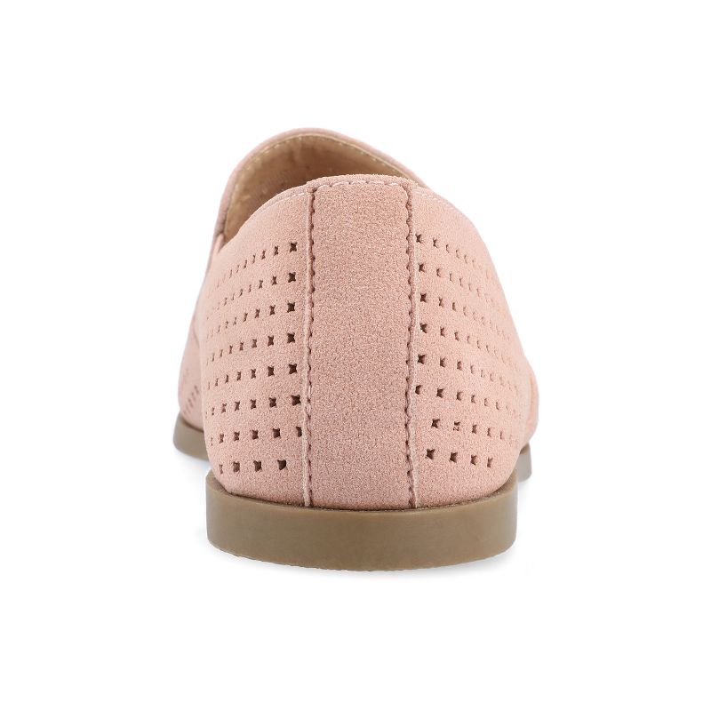 Journee Collection Womens Lucie Tru Comfort Foam Slip On Almond Toe Loafer Flats, 4 of 11