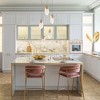 LNC Marvinbell Luxury and Glam Teardrop Integrated LED Crystal Kitchen Island  Lights, Gold ,4.3in/14.5in/37.4in - 4 of 4