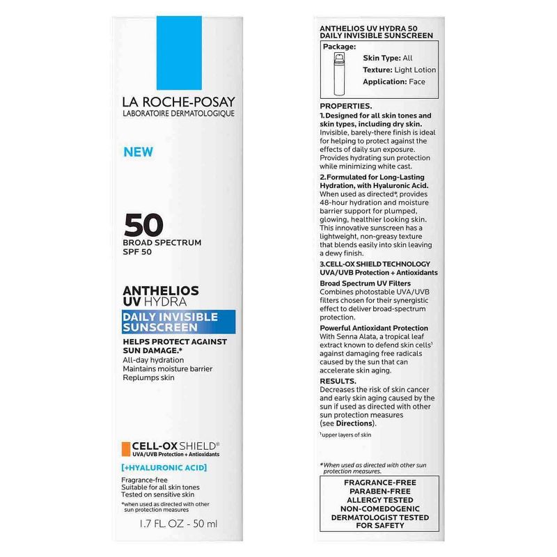La Roche Posay Anthelios UV Hydra Sunscreen - SPF 50 - 1.7 fl oz, 6 of 9
