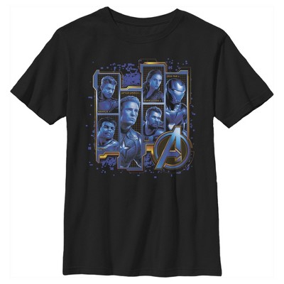 Boy's Marvel Avengers: Endgame Hero Tech Frames T-shirt : Target