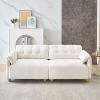 NicBex 83" Loveseat,Modern Flannelette Loveseat Sofa with Pull-up Storage Space,2-Seater Couch for Living Room,Bedroom,Apartment - 4 of 4