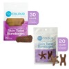 Tru-Colour Skin Tone Shade Adhesive Bandage Assorted Shapes, Dark Brown - image 3 of 4