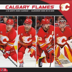 NHL, Trends International 2026 Calgary Flames Bilingual French12"x12" Wall Calendar - 1 of 4