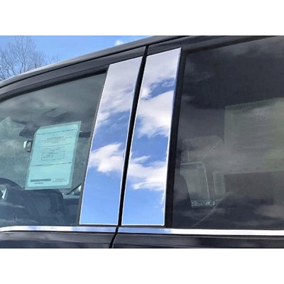 QAA PP61308 is a 4 Piece Stainless Steel Pillar Post Trim, That Does not Include keyless Touch pad That is Compatible with The Ford F-150 2021-2022