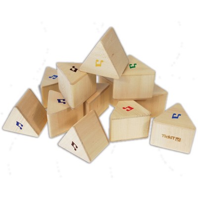 One-Inch Wooden Color Cubes