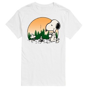 Men's - Peanuts - Campfire Mugs Short Sleeve Graphic T-Shirt - 1 of 4