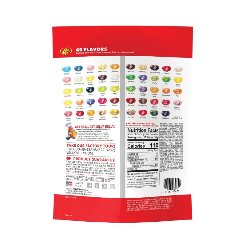 Jelly Belly 49 Flavor Candy Jelly Beans - 2lbs, 4 of 8