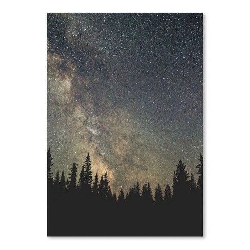 Americanflat Stars Over The Forest Ii By Luke Gram Poster : Target