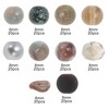 Unique Bargains 8mm Round Glass Beads for Bracelets Glass Beads for Making Bracelet Making DIY Crafts 200 Pcs 1 Set - 2 of 4