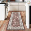 Area Rugs VintageRugs Machine Washable Low Pile for Bedroom Soft Area Rug Print Carpet with Rubber Backing for Home Office Decor  Laundry Room - 3 of 4