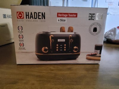 Haden Heritage 4-slice Wide Slot Stainless Steel Toaster : Target