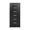 Prepac Studio 50" Tall Essentials 6 Drawer Dresser Black - 3 of 4