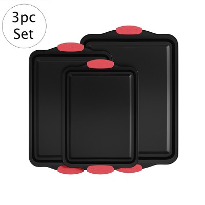 Classic Cuisine 18-Piece Nonstick Silicone Baking Pan Set (Red) 