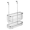 iDESIGN Axis Over The Cabinet Tier Kitchen Storage Basket Organizer Chrome: Metal, Hand Wash, 16.3" H, 11.1" W, 5.1" D - 2 of 4