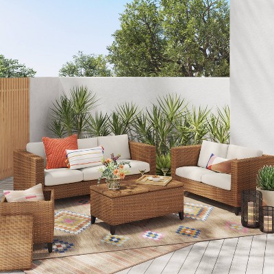 Threshold wicker patio furniture sale