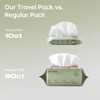Bc Babycare Cloud Moist Baby Travel Wipes, 6 Pack, On The Go Pocket Size, Ultra Thick, 99% Water, Unscented - 3 of 4