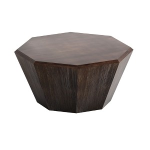 NicBex Modern 31.5" Octagonal Coffee Table with Wood Frame for Living Room - 1 of 4