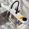 REGALWOVEN  Floral Kitchen Sink Splash Guard, Faucet Mat for Kitchen Sink Splash Guard - 3 of 4