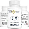 Bio-Tech Pharmacal CrM  Dietary Supplement – 100 Capsules - 2 of 4