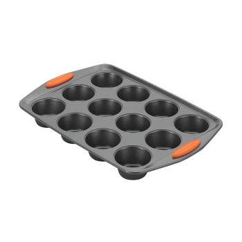 The Pioneer Woman 12-Cup Nonstick Aluminized Steel Muffin Pan, Champagne, 2 Count, Size: 39.9x27.1x3.2cm