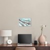 Art Remedy Mint Waves Blue Abstract Wall Art Framed - 2 of 4