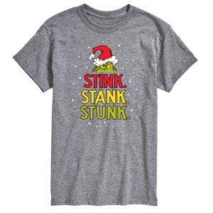 Men's - Dr. Seuss - The Grinch Stink Stank Stunk Short Sleeve Graphic T-Shirt - 1 of 4