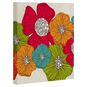 10" x 8" Valentina Ramos Botanical Flowers Art Canvas - Deny Designs: Modern Style, Digital Art, Unframed Wall Decor - 1 of 4