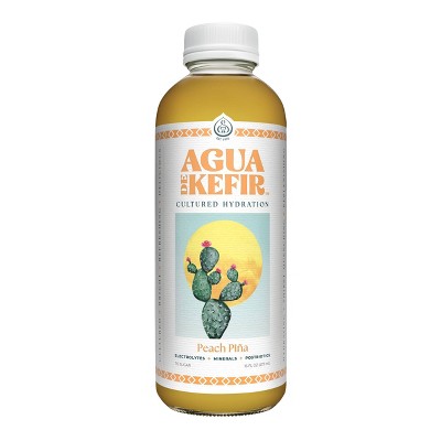 Agua De Kefir Peach Piña - 16 fl oz