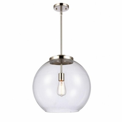 Athens - 1 Light Pendant In Industrial Style-16.38 Inches Tall and 15.75 Inches Wide