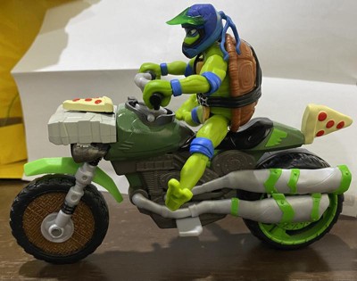 Teenage Mutant Ninja Turtles: Mutant Mayhem Ninja Kick Cycle With Leonardo  Action Figure : Target