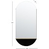 Norbury Mirror - 18" x 36" - MRR3063 - Brass - Safavieh - 4 of 4