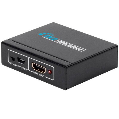 Monoprice Blackbird 4K Mini 1x2 HDMI Splitter | USB-Powered, 4K Ultra HD, 1080p @60Hz