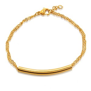 アクセサリー Barbelle Bracelet (Gold) Amazon.com: ENSKEFEN 14K Gold Bracelets for Women Adjustable