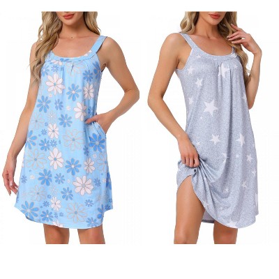 blue flowers/gray stars