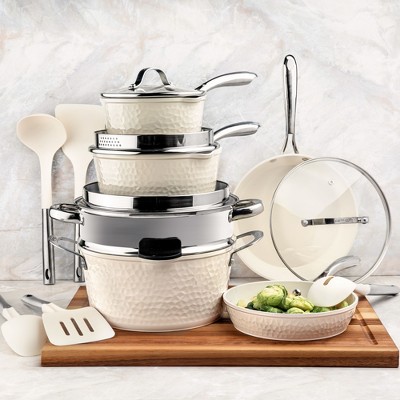 Gotham Steel Hammered Cookware Set