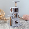 Two by Two Columbus - Gray Scratching Post Cat Furniture - 50.5 in. Tall - 2 of 4