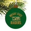 Wright State Raiders Wood Christmas Tree Holiday Ornament - 4 of 4