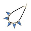 SOHI Women's Electric Blue Party Stone Statement Necklace - 2 of 4