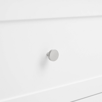 Soren 44" White Stone Top Kitchen Island Cart