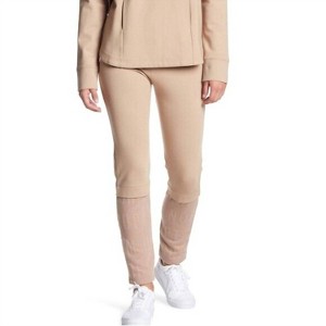 Women's Kylie Word Knit Panel Sweatpants Jogger Pants - Lime & Vine - 1 of 3
