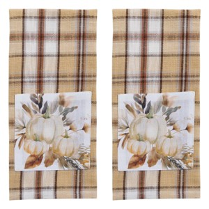 Park Designs Hadley Plaid Dishtowel Set of 2 - 1 of 4