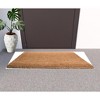 HomeRoots 18" X 47" Brown Coir Outdoor Door Mat - 2 of 4