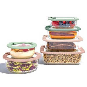 Bentgo 12pc Glass Signature Glass Food Storage Set - 1 of 4