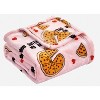 Valentines Day Love & Hearts Collection Ultra Plush & Comfy Throw Blanket  (50 X 60) - Pizza My Heart : Target