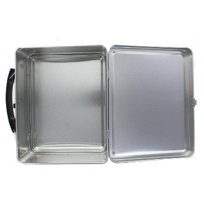 DIY Large Silver Embossed Tin Fun Box