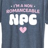 Women's - Instant Message - Non Romanceable NPC Short Sleeve Graphic T-Shirt - 2 of 4