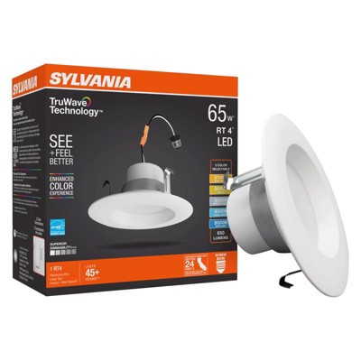 Sylvania Truwave White Led Retrofit Recessed Lighting 65 W : Target